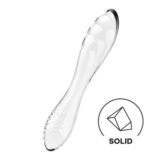 Двосторонній скляний дилдо Satisfyer Dazzling Crystal 1 Transparent, дуже міцний, без стопера - Інтернет-магазин спільних покупок ToGether