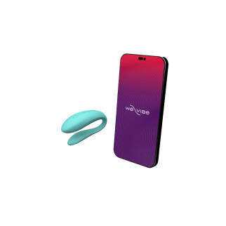 Смарт-вібратор для пар We-Vibe Sync Lite Aqua, 10 віброрежимів, можна поєднувати з проникним сексом - Інтернет-магазин спільних покупок ToGether