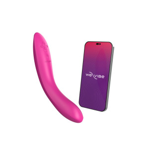 Смарт-вібратор We-Vibe Rave 2 Twisted Pleasure Pink, для точки G та входу в піхву, 2 мотори - Інтернет-магазин спільних покупок ToGether