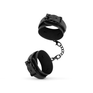 Наручники Bedroom Fantasies: Faux Leather Handcuffs One Size, чорні - Інтернет-магазин спільних покупок ToGether