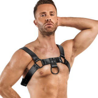 Портупея на плечі Bedroom Fantasies: Bruno Bondage Harness, чорна - Інтернет-магазин спільних покупок ToGether