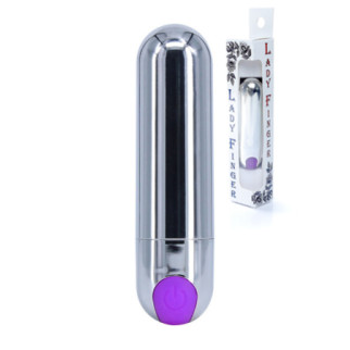 Виброкуля Strong Bullet Vibrator Silver/Purple USB 10 режимов вибрации - Інтернет-магазин спільних покупок ToGether