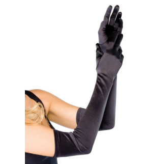 Довгі атласні рукавички Leg Avenue Extra Long Satin Gloves, One Size, чорні - Інтернет-магазин спільних покупок ToGether