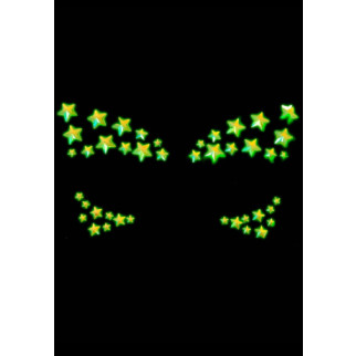 Прикраса-зірочки для тіла Leg Avenue Celeste face jewels sticker, наліпки, світяться у темряві - Інтернет-магазин спільних покупок ToGether