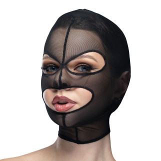 Маска сітка з відкритим ротом та очима Feral Feelings - Mask Black - Інтернет-магазин спільних покупок ToGether
