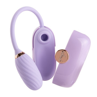 Вакуумний кліторальний стимулятор Otouch Louis Vibrate Purple з віброяйцем, у кейсі - Інтернет-магазин спільних покупок ToGether