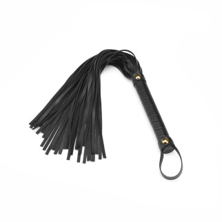 Флогер Liebe Seele Black Organosilicon Flogger - Інтернет-магазин спільних покупок ToGether