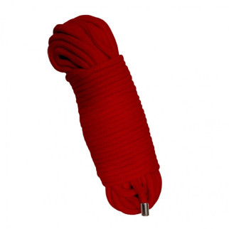 Мотузка для зв'язування 20 метрів, наконечники метал, червона - Інтернет-магазин спільних покупок ToGether