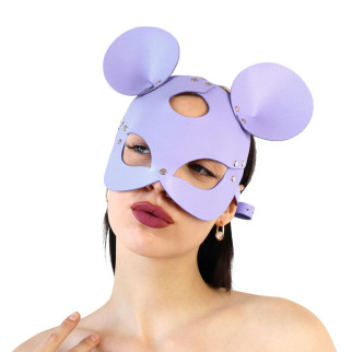 Шкіряна маска мишки Art of Sex - Mouse Mask, колір Лавандовий - Інтернет-магазин спільних покупок ToGether