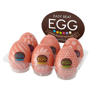 Набір мастурбаторів-яєць Tenga Egg Hard Boilded II Pack (6 яєць) - Інтернет-магазин спільних покупок ToGether