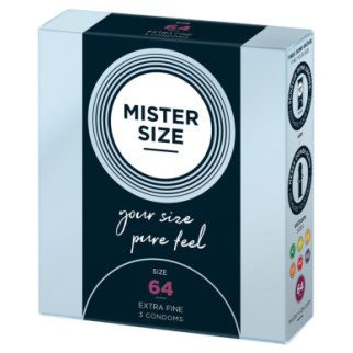 Презервативи Mister Size 64mm pack of 3 - Інтернет-магазин спільних покупок ToGether