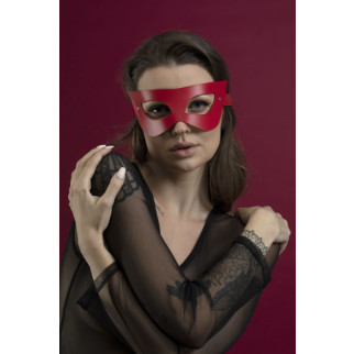 Маска на обличчя Feral Feelings - Mistery Mask натуральна шкіра, червона - Інтернет-магазин спільних покупок ToGether
