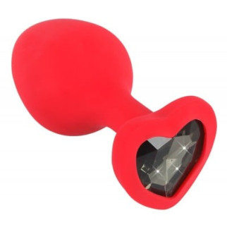 Анальна пробка зі стразом у формі серця You2Toys, червона - Інтернет-магазин спільних покупок ToGether