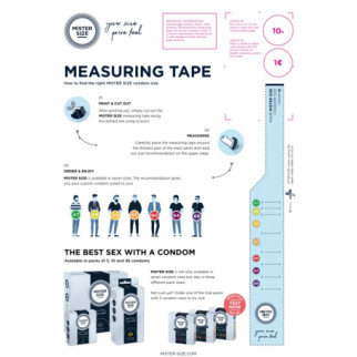 Стрічка вимірювальна для пеніса Mister Size Guide Dispenser - Інтернет-магазин спільних покупок ToGether