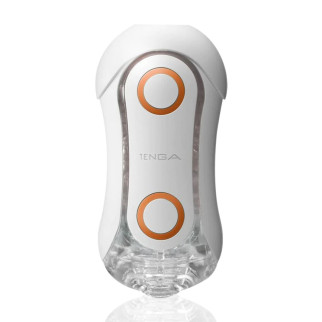 Мастурбатор Tenga Flip Orb — Orange Crash, з можливістю зміни тиску та стимулювальними кульками всер - Інтернет-магазин спільних покупок ToGether