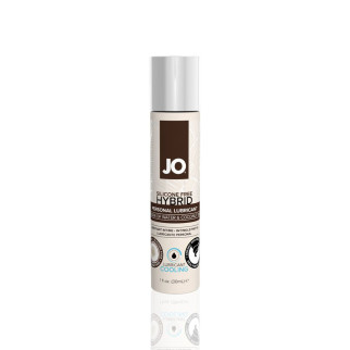Охолоджувальний крем-змазка з кокосовим маслом JO Silicone Free Hybrid COOLING (30 мл) біла - Інтернет-магазин спільних покупок ToGether