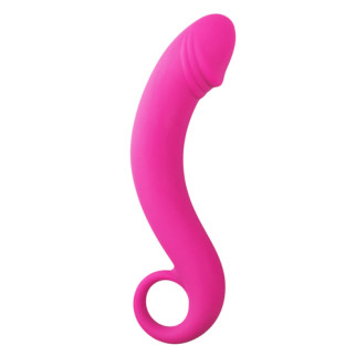 Вигнутий фалоімітатор Curved Dong для рожевий простати, 17.5 см x 3.5 см. - Інтернет-магазин спільних покупок ToGether
