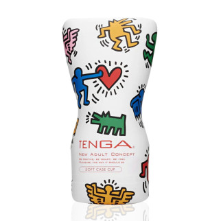 Мастурбатор Tenga Keith Haring Soft Case Cup (м’яка подушечка) стисний - Інтернет-магазин спільних покупок ToGether
