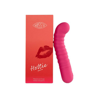 Вібратор для точки G рельєфний Hottie Miss V, рожевий - Інтернет-магазин спільних покупок ToGether