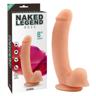 Фалоімітатор на присосці Naked Legend Boss 8 Chisa 20,5 см / 4,1 см - Інтернет-магазин спільних покупок ToGether