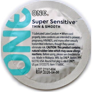 Презервативи One Super Sensitive Дизайн Перо, 5 штук - Інтернет-магазин спільних покупок ToGether