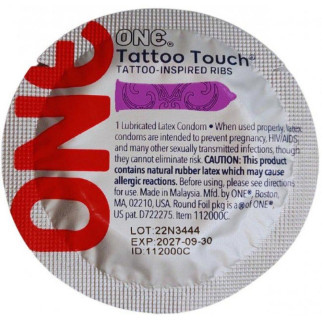 Презервативи One Tattoo Touch, 5 штук - Інтернет-магазин спільних покупок ToGether