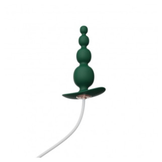Анальний плаг з вібрацією Qingnan No.8 Mini Vibrating Anal Beads Green - Інтернет-магазин спільних покупок ToGether