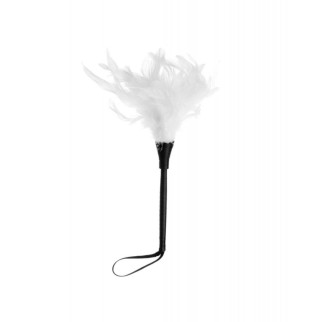 Тіклер DS Fetish з білим пір'ям на чорній ручці - Інтернет-магазин спільних покупок ToGether