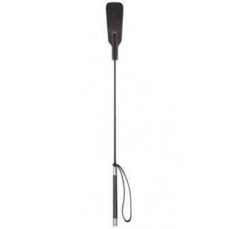 Стек на довгій ручці з петелькою DS Fetish, екошкіра і метал, чорний, 55 см - Інтернет-магазин спільних покупок ToGether