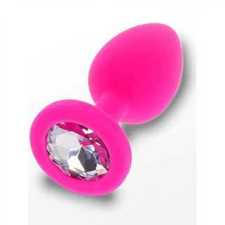 Анальна пробка рожева маленька Diamond Booty Jewel Toy Joy - Інтернет-магазин спільних покупок ToGether