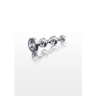 Анальна ялинка S. металева з каменем Diamond Star Beads ToyJoy - Інтернет-магазин спільних покупок ToGether