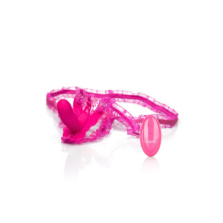 Вібратор-метелик вагінальний з дистанційним пультом CalExotics рожевий, 8.2 х 3.2 см - Інтернет-магазин спільних покупок ToGether