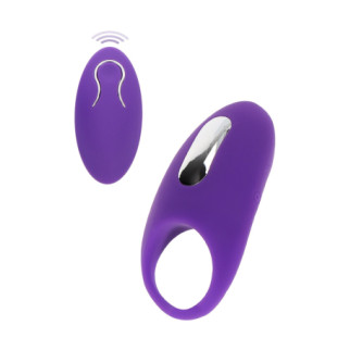 Вібро-ерекційне кільце з дистанційним пультом Toy Joy фіолетове, 8.9 х 4.2 см - Інтернет-магазин спільних покупок ToGether