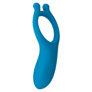 Ерекційне кільце з вібрацією Toy Joy синє, 11 х 5.5 см - Інтернет-магазин спільних покупок ToGether