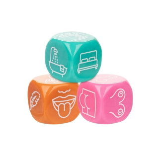 Гра для двох CalExotics кубики 3 шт, різнокольорові - Інтернет-магазин спільних покупок ToGether