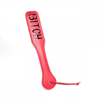 Шльопанка з написом BITCH, червона, 31.5 см - Інтернет-магазин спільних покупок ToGether
