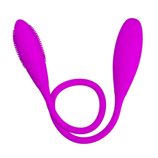 Вібратор із силікону для подвійної стимуляції Snaky Vibe - Інтернет-магазин спільних покупок ToGether