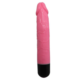 Вібратор реалістичний мультишвидкісний Jelly Vibe, рожевий, 23.3 см х 3.3 см - Інтернет-магазин спільних покупок ToGether