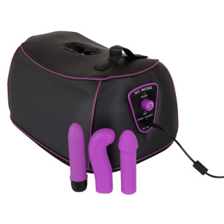 Секс-машина G-spot Machine з насадками, фіолетово-чорна - Інтернет-магазин спільних покупок ToGether
