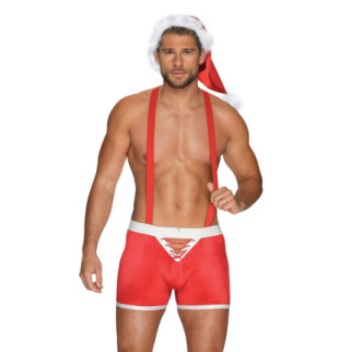 Чоловічий костюм містера Санта Клауса Obsessive Mr Claus Червоно-білий S\M - Інтернет-магазин спільних покупок ToGether