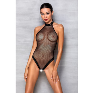 Боді сітка з халтером MOONLIGHT BODY black S/M - Passion - Інтернет-магазин спільних покупок ToGether