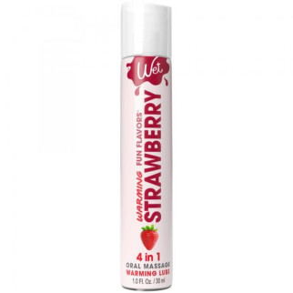 Лубрикант зі смаком полуниці Wet Strawberry зі зігріваючим ефектом, 30 мл - Інтернет-магазин спільних покупок ToGether