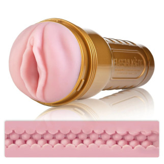 Мастурбатор вагіну в колбі Fleshlight Pink Lady Stamina Training Unit, кібершкіра, рельєфний - Інтернет-магазин спільних покупок ToGether