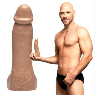 Фалоімітатор з мошонкою, реалістичний Fleshjack Guys JOHNNY SINS DILDO, бежевий, 24.8 х 4.8 см - Інтернет-магазин спільних покупок ToGether