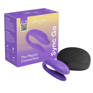 Вібратор для пар We-Vibe Sync Go Light Purple, фіолетовий - Інтернет-магазин спільних покупок ToGether