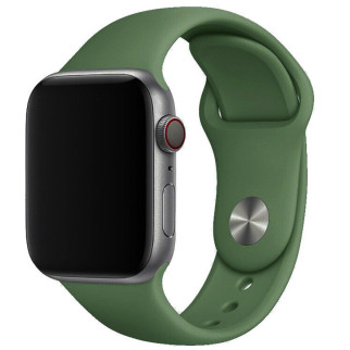 Силіконовий ремінець для Apple watch 42mm/44mm/45mm/49mm Зелений / Clover - Інтернет-магазин спільних покупок ToGether