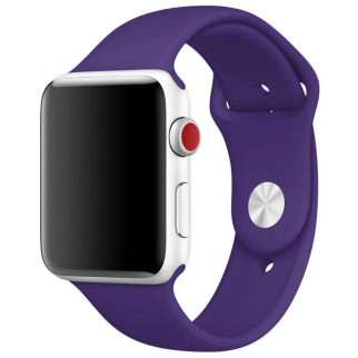 Силіконовий ремінець для Apple watch 42mm/44mm/45mm/49mm Фіолетовий / Amethyst - Інтернет-магазин спільних покупок ToGether