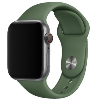 Силіконовий ремінець для Apple watch 38mm/40mm/41mm Зелений / Army green - Інтернет-магазин спільних покупок ToGether