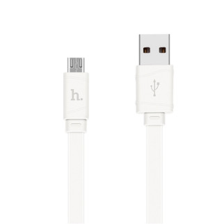 Дата кабель Hoco X5 Bamboo USB to MicroUSB (100см) Білий - Інтернет-магазин спільних покупок ToGether