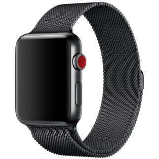 Ремінець Milanese Loop Design для Apple watch 42mm/44mm/45mm/49mm Чорний - Інтернет-магазин спільних покупок ToGether